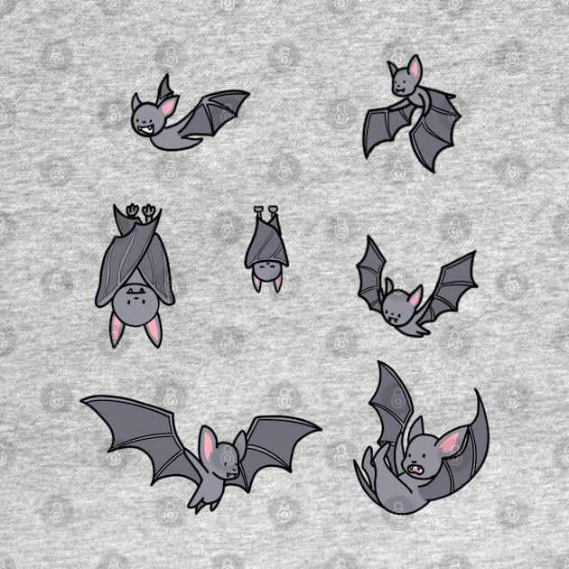 Cute bats by ballooonfish